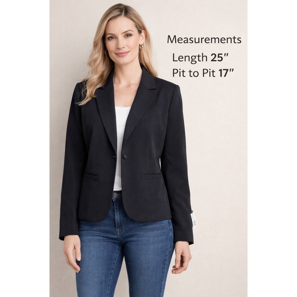 NWT Chadwick's of Boston Black‎ Blazer – Size 8